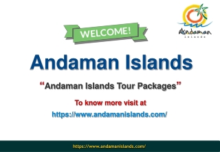 Andaman Islands Tour Packages