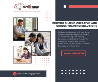 Custom eLearning Course Development Solutions - Learn2Engage