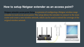 How to setup Netgear extender as an access point_ (1)