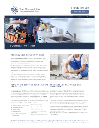 Plumber Wynnum
