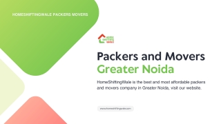 Best Packers and Movers Greater Noida | HomeShiftingWale