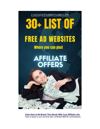 List of Working Free Classified Ad Sites