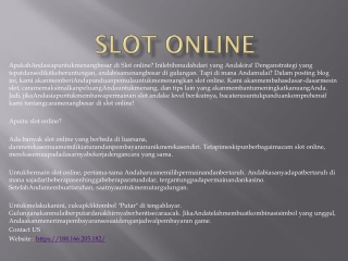 Slot Online