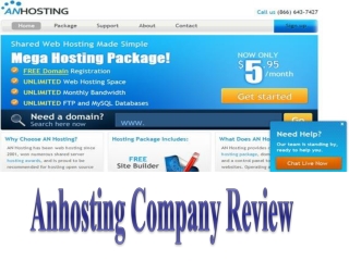 Anhosting Company Review