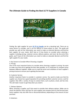 The Ultimate Guide to Finding the Best LG TV Suppliers in Canada.docx