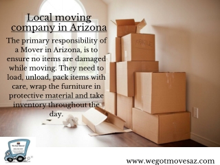 Page Local Moving Company Near Phoenix