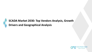 SCADA Market Trends, Analysis & Forecast, 2030