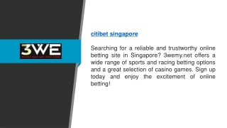 Citibet Singapore  3wemy.net