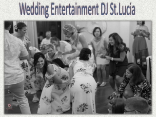 Wedding Entertainment DJ St.Lucia