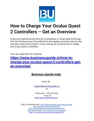 How to Charge Your Oculus Quest 2 Controllers – Get an Overview
