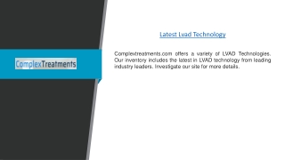 Lvad Complications Symptoms | Complextreatments.com