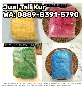 O889.839I.579O (WA) Tali Kur Murah Tali Kur Gorden