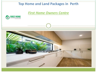 Top Home and Land Packages in  Perth -First Home Owners Centre