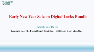 Chinese New Year 2023 - Bundle Promotion (Digital Locks)