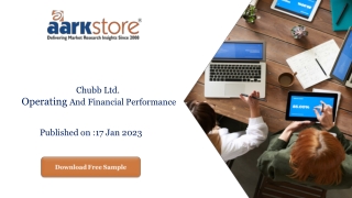 Chubb Ltd.--Operating And Financial Performance