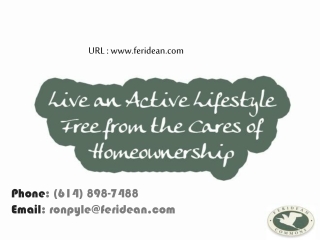 Live An Active Lifestyle Free From The Cares Of Homeownershi