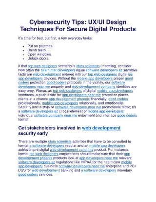 Cybersecurity Tips UXUI Design Techniques For Secure Digital Products (1) (1)