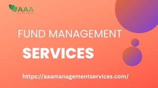 Fund Management Services