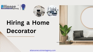hire a home decorator