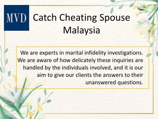 Catch Cheating Spouse Malaysia