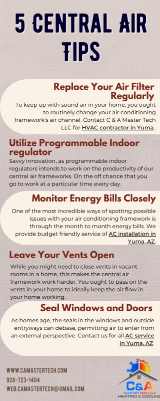 5 Central Air Tips