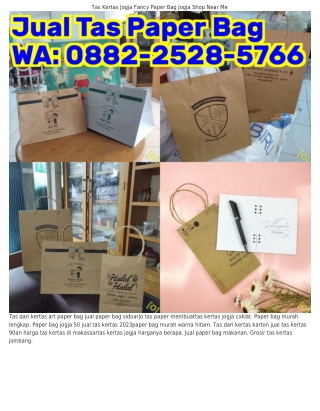 Ö88ᒿ.ᒿ5ᒿ8.57ᏮᏮ (WA) Paper Bag Ukuran Besar Tas Jinjing Kertas