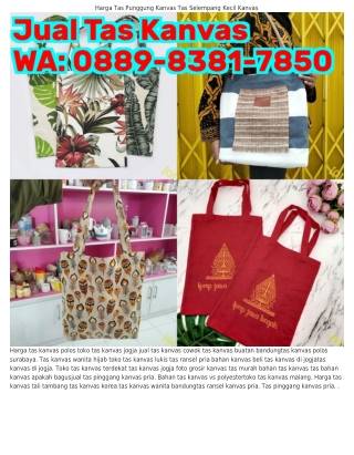 Ö88ᑫ_8381_ᜪ85Ö (WA) Tas Kanvas Nylon Tas Canvas