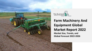 Farm Machinery And Equipment Global Market By Product Type, By Application, By Region And Segment Forecasts, 2023-2032