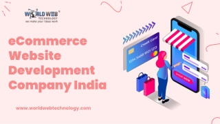 eCommerce website development company in India