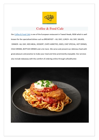 Up to 10% Offer Order Now – Coffee & Food Cafe