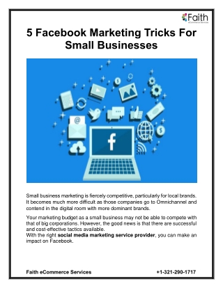5 Facebook Marketing Tricks For Small Businesses