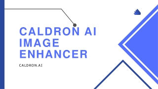 Caldron AI video Enhancer