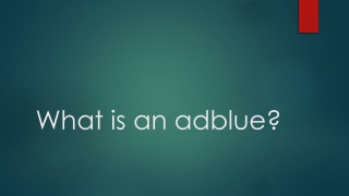 What is an adblue