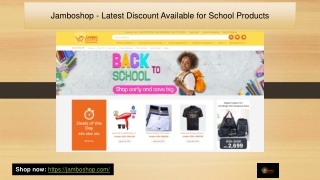 Jamboshop - Latest Discount Available for School Products in Kenya