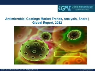 Antimicrobial Coatings Market Trends, Analysis, Share | Global Report, 2032