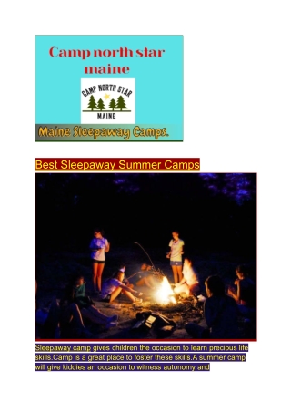 Best Sleepaway Summer Camps