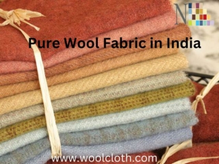 Pure Wool Fabric in India