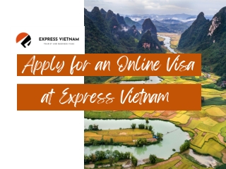 Apply for an Online Visa at Express Vietnam