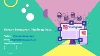 Scrape Instagram Hashtag Data