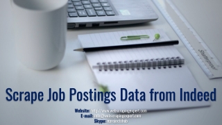 Scrape Job Postings Data from Indeed