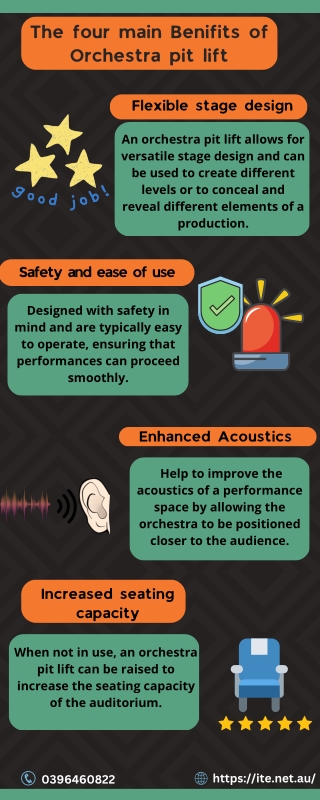 The four main facts of orchestra pit lift