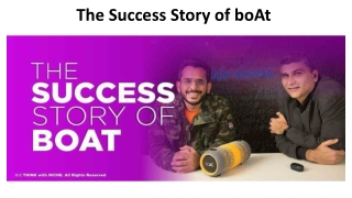 The Success Story of boAt