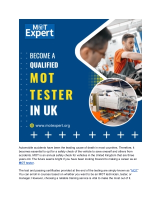 Become a qualified MOT tester in UK.docx