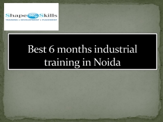 Best 6 months industrial training in Noida 121