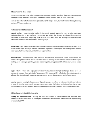 CoinDCX Clone Script - Hivelance