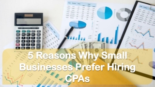 5 Reasons Why Small Businesses Prefer Hiring CPAs