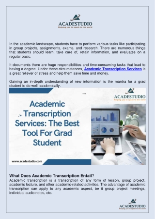 Academic Translation Services  Why is it Important