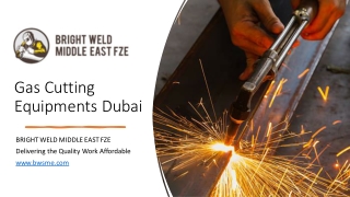 Gas Cutting Equipments Dubai _