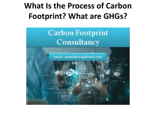 What Is the Process of Carbon Footprint