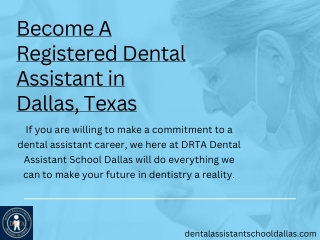 dental assistant requirements